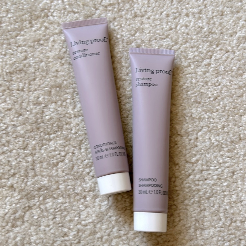 Living Proof shampoo and conditioner